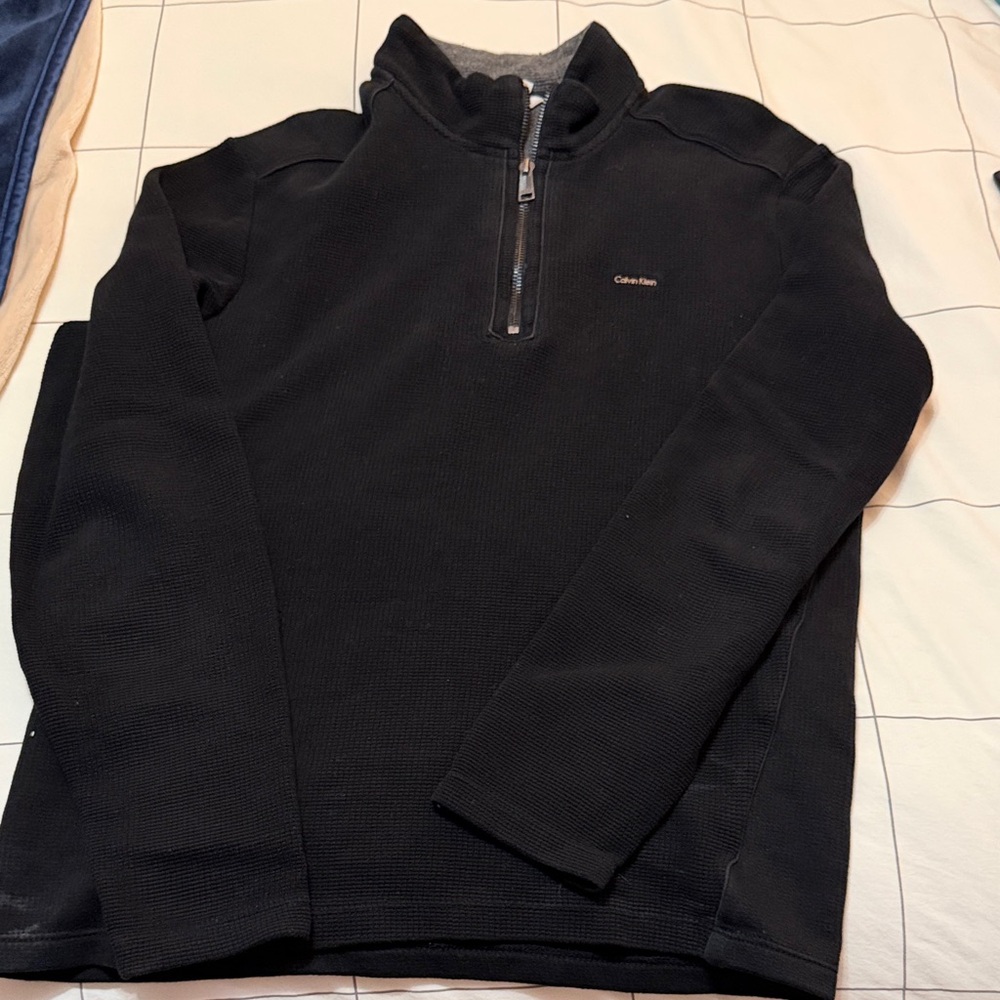 Calvin Klein Men's Quarter Zip Sweatshirt